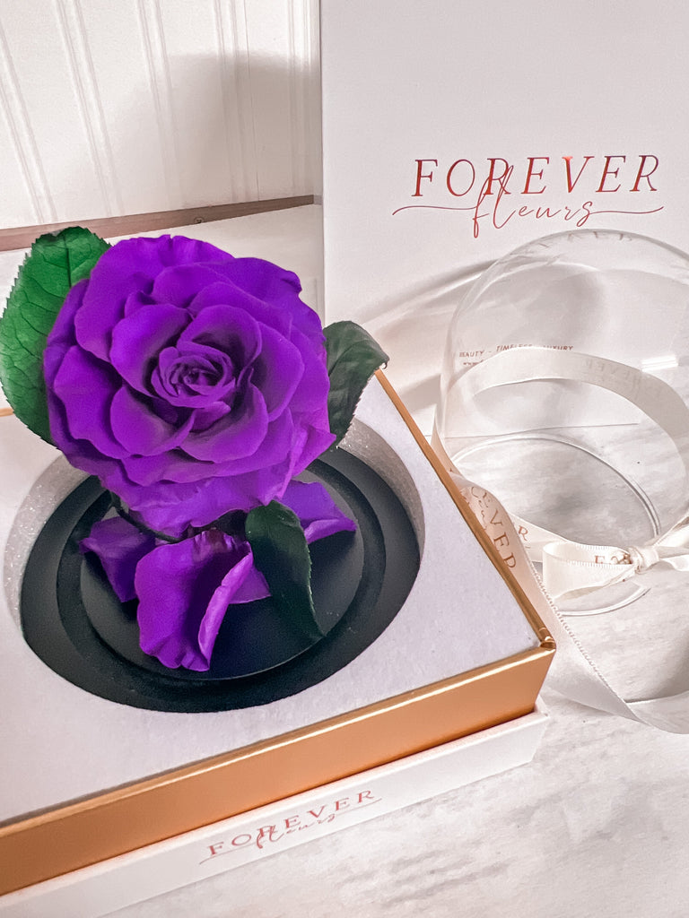 Forever Rose Dome Baby luxury bespoke rose gift boxes
