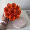 The Suede Rose Box Orange – Mother’s Day Edition - Forever Fleurs