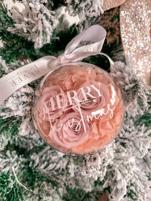 Everlasting Christmas Bauble - Set of 3 - Forever Fleurs