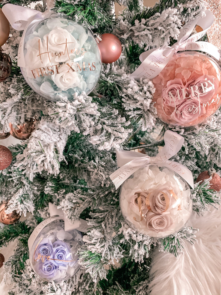 Everlasting Christmas Bauble - Set of 3 - Forever Fleurs