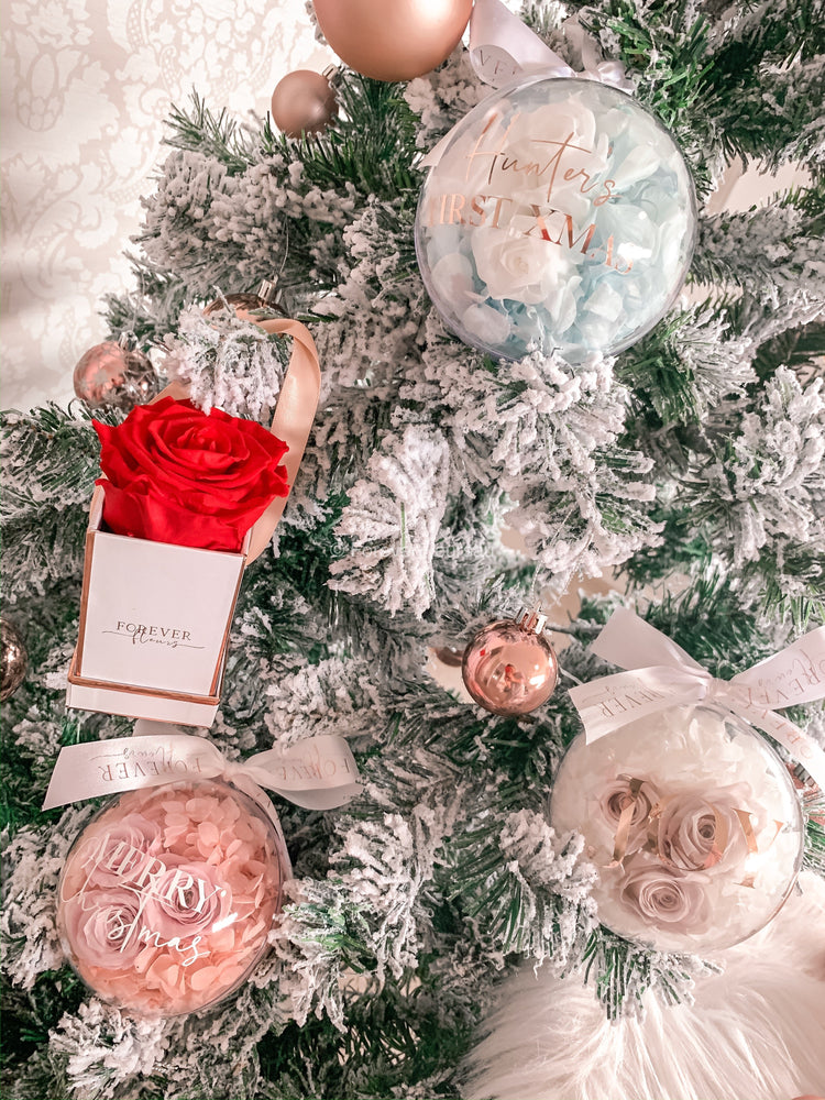 Everlasting Christmas Bauble - Set of 3 - Forever Fleurs