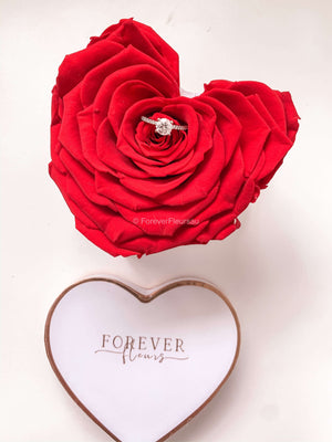 Forever heart box mini - Forever Fleurs