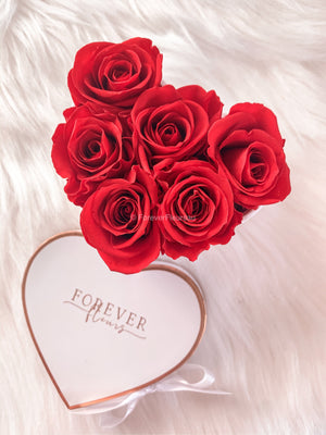 Forever Heart Mini Roses