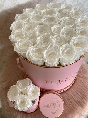 Forever Pink Rose Box - Grand - Forever Fleurs