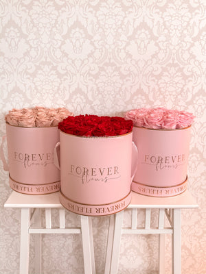 Forever Pink Rose Box - Grand - Forever Fleurs