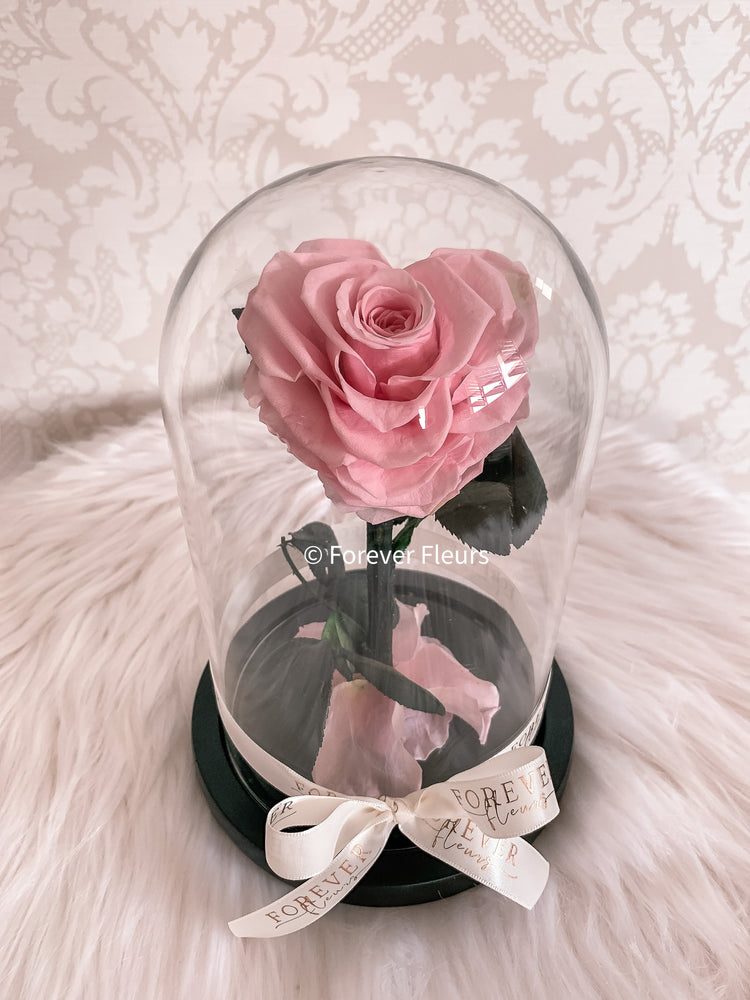 Forever Rose Dome - Heart - Forever Fleurs