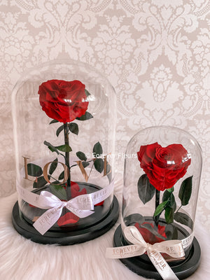 Forever Rose Dome - Heart - Forever Fleurs