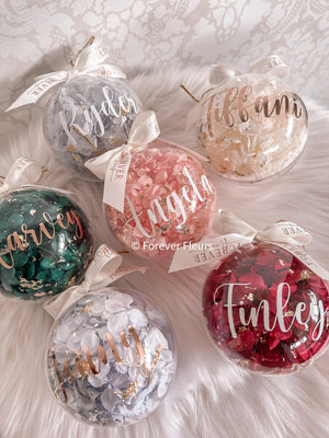 NEW Personalised Everlasting Christmas Bauble (FREE GIFT BOX!)