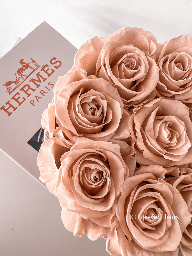 NEW Everlasting Suede Rose Box - Forever Fleurs