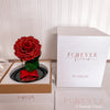 New Mini Everlasting Rose - Red and Gold - Forever Fleurs