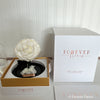 New Mini Everlasting Rose - White and Gold - Forever Fleurs