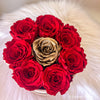 NEW Suede Gold Rose Box (FREE GIFT BOX) - Forever Fleurs