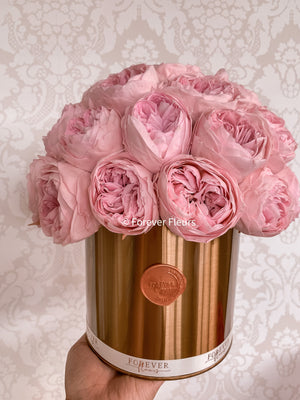 Peony Perfection Gold Box - Luxe - Forever Fleurs