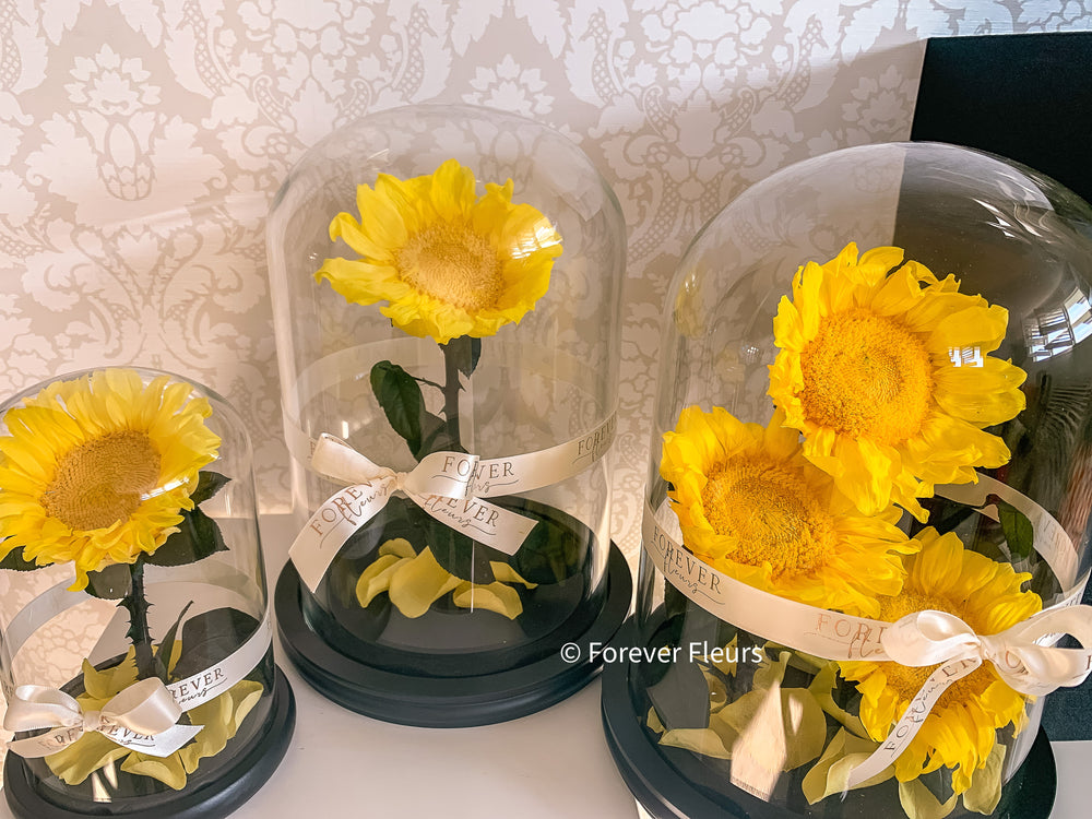 Sample Grand Sunflower Dome - Forever Fleurs