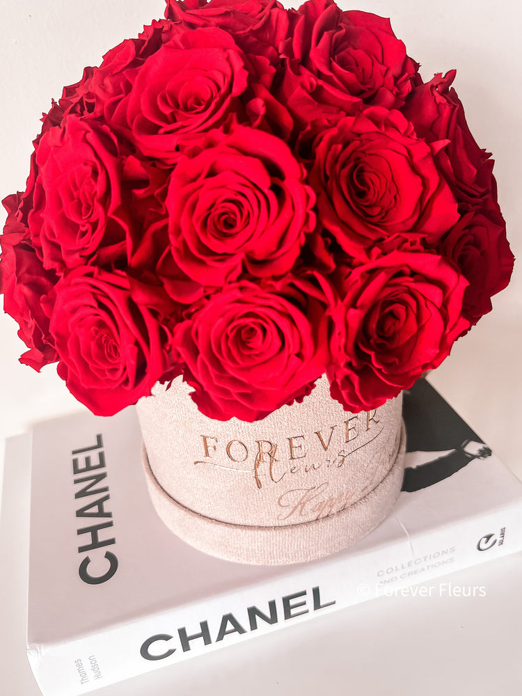 NEW Everlasting Suede Bouquet Box (FREE Gift Box) - Forever Fleurs